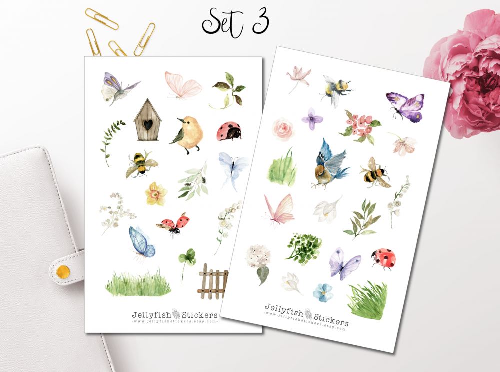 Garten Sticker Set